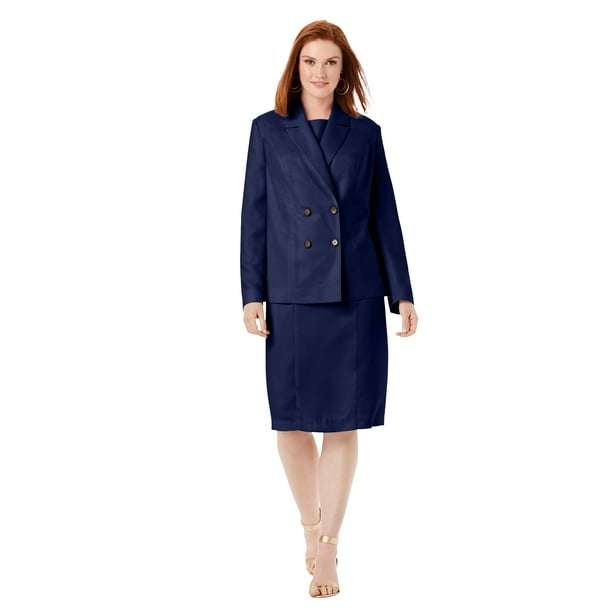 Jessica London Womens Plus Size 2-Piece Jacket Dress 